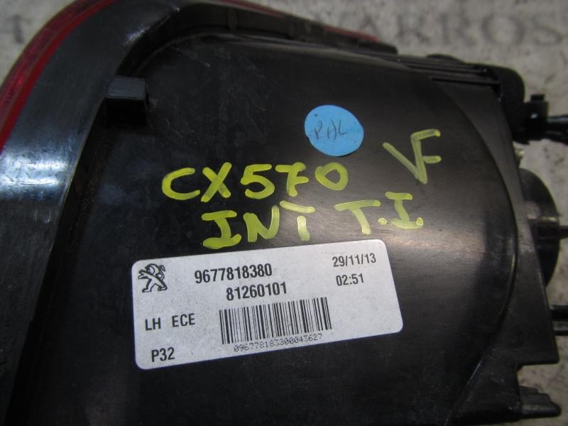 Recambio de piloto trasero izquierdo interior para peugeot 308 active referencia OEM IAM 9677818380  