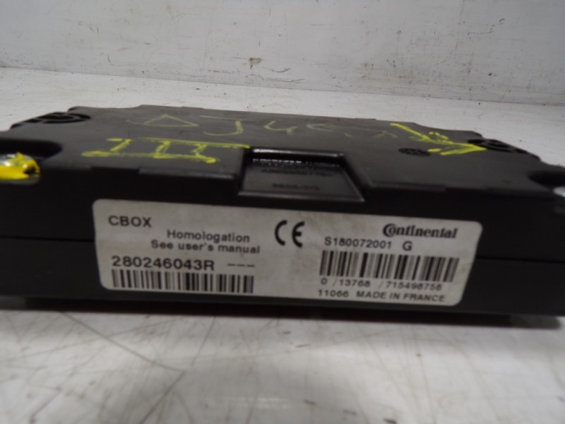 Recambio de modulo electronico para renault scenic iii 1.5 dci diesel fap referencia OEM IAM 280246043R 280246043R 