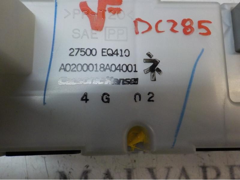 Recambio de mando climatizador para nissan x-trail (t30) le referencia OEM IAM 27500EQ410 27500EQ410 AAD200018A04001