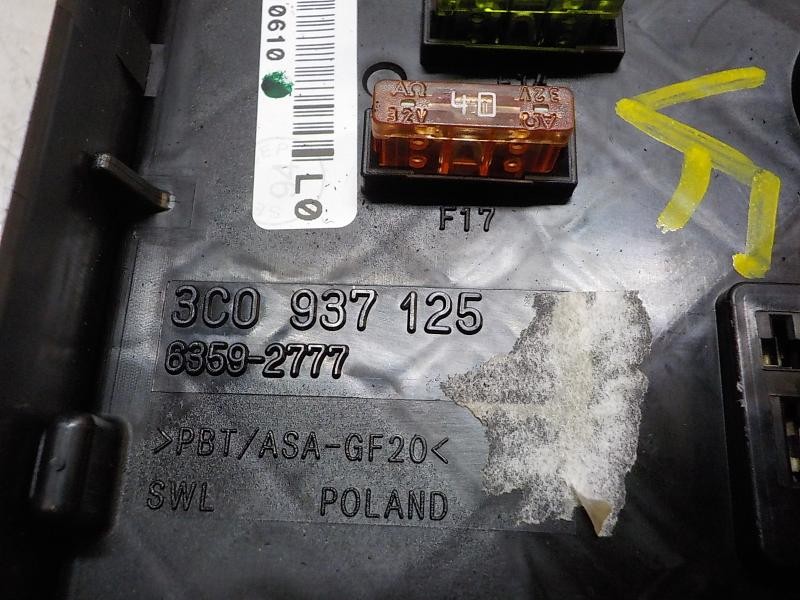 Recambio de caja reles / fusibles para volkswagen passat berlina (3c2) advance plus referencia OEM IAM   