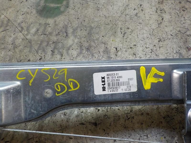 Recambio de elevalunas delantero derecho para peugeot 208 access referencia OEM IAM 9673154380  