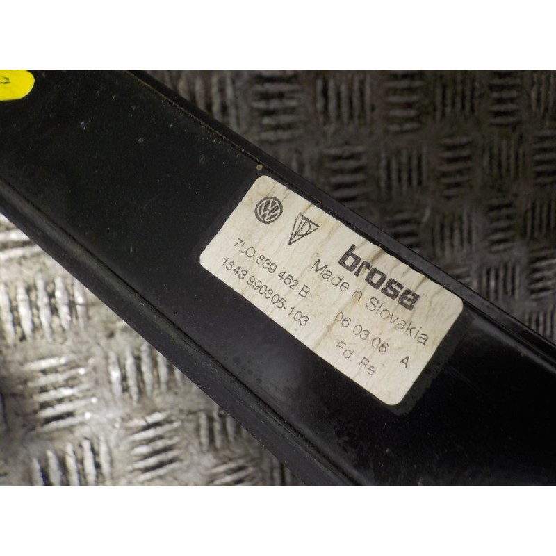 Recambio de elevalunas trasero derecho para volkswagen touareg (7l6) 3.0 v6 tdi dpf referencia OEM IAM 7L0839462D 7L0839462B 