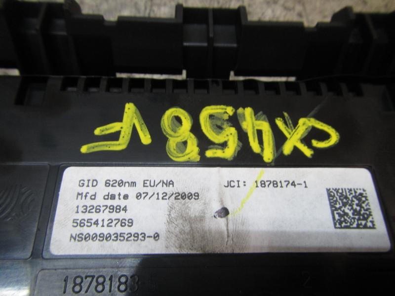 Recambio de pantalla multifuncion para opel astra j lim. cosmo referencia OEM IAM 22858076  