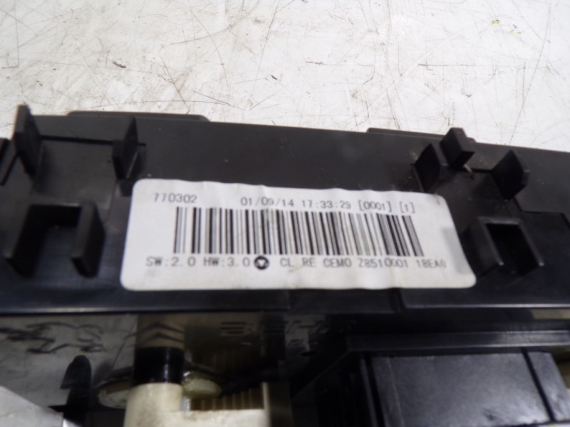 Recambio de mando calefaccion / aire acondicionado para citroën c3 1.0 vti referencia OEM IAM 9675400280 Z85100001 