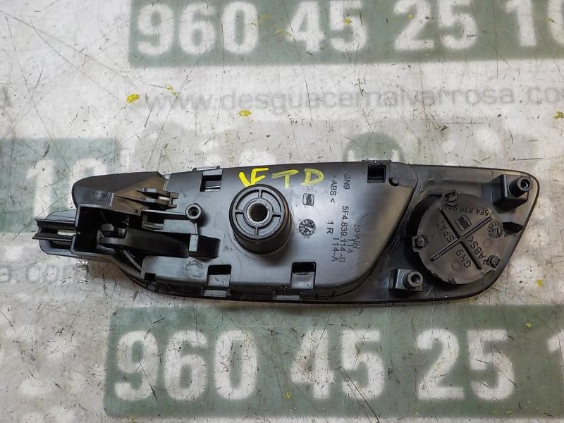 Recambio de maneta interior trasera derecha para seat leon (5f1) 1.6 tdi referencia OEM IAM 5F4839114041  