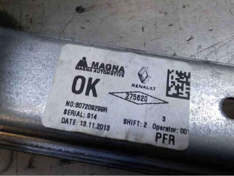 Recambio de elevalunas delantero derecho para dacia sandero stepway ambiance referencia OEM IAM 807209299R 807209299R 