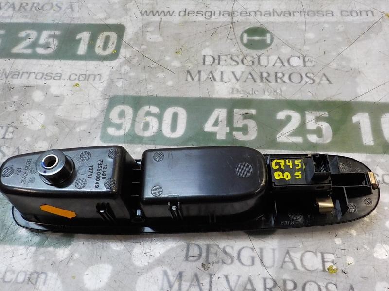 Recambio de mando elevalunas delantero derecho para fiat punto (199) 1.2 referencia OEM IAM 735500049  
