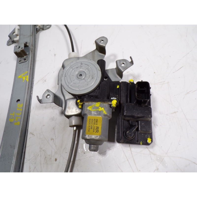 Recambio de elevalunas trasero derecho para renault koleos 2.0 dci diesel fap referencia OEM IAM 827207007R 25408JY00C 00412RR