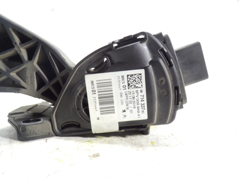 Recambio de potenciometro pedal para peugeot 208 1.6 blue-hdi fap referencia OEM IAM 1601CW 9671433780 