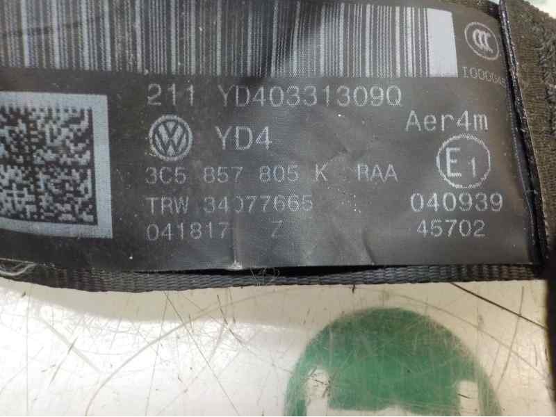 Recambio de cinturon seguridad trasero izquierdo para volkswagen passat berlina (3c2) advance plus referencia OEM IAM 3C5857805K