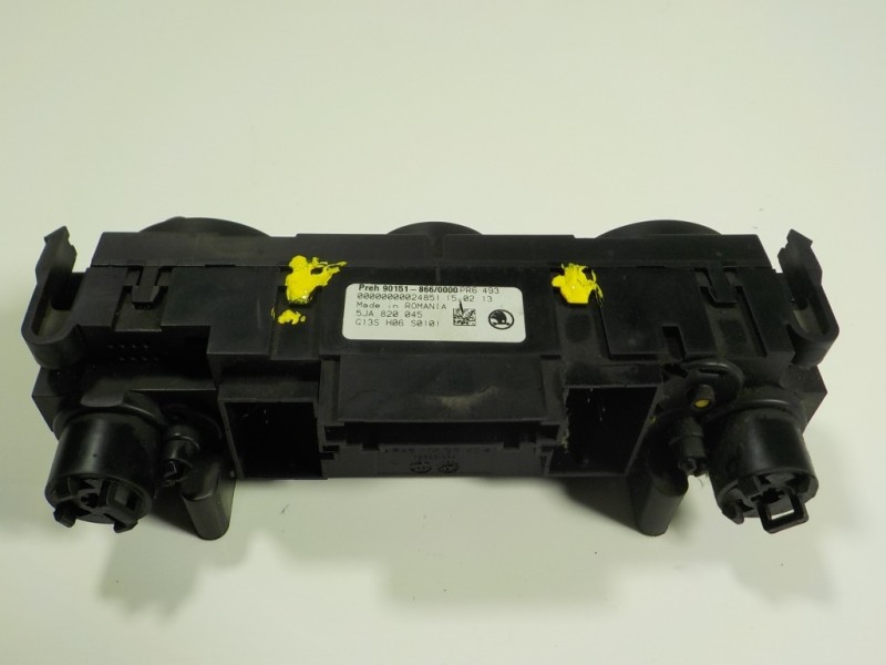 Recambio de mando calefaccion / aire acondicionado para skoda rapid 1.6 tdi dpf referencia OEM IAM 5JA8200459B9 5JA820045 901518