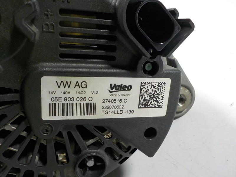 Recambio de alternador para cupra formentor 1.5 tsi referencia OEM IAM 05E903026Q 05E903026Q 