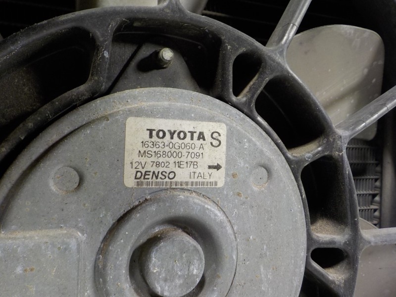 Recambio de electroventilador para toyota avensis berlina (t25) 2.0 turbodiesel cat referencia OEM IAM   