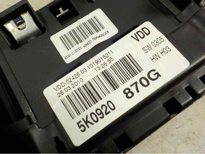 Recambio de cuadro instrumentos para volkswagen golf vi (5k1) 1.6 tdi dpf referencia OEM IAM   