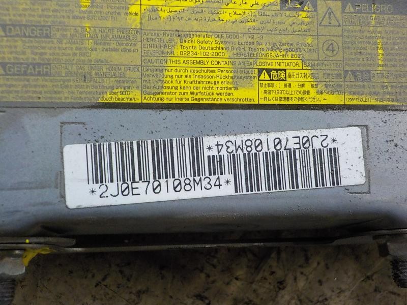Recambio de airbag lateral izquierdo para toyota auris 2.0 d-4d cat referencia OEM IAM 7390002010B0  
