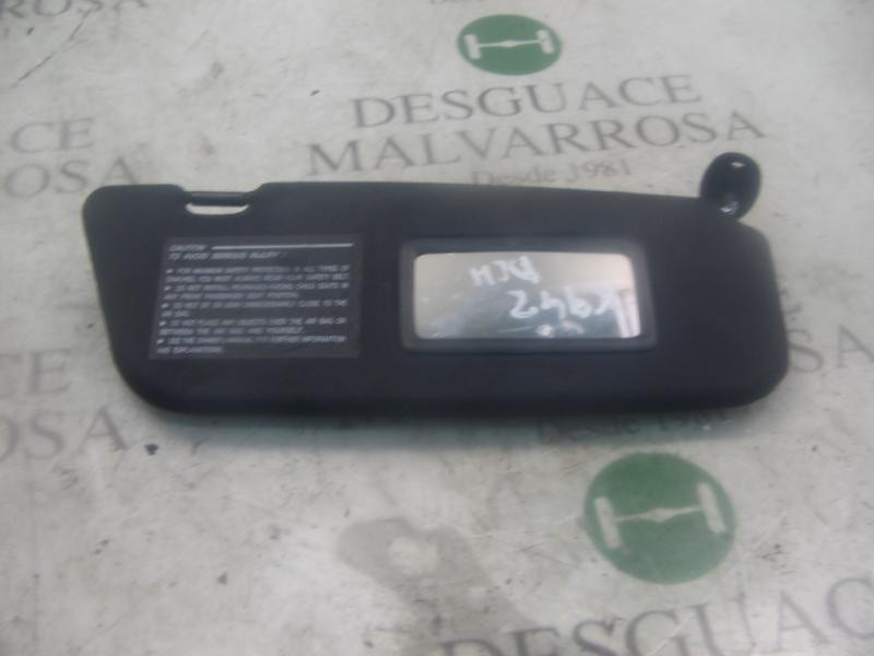 Recambio de parasol derecho para hyundai coupe (rd) 1.6 fx xplod referencia OEM IAM   