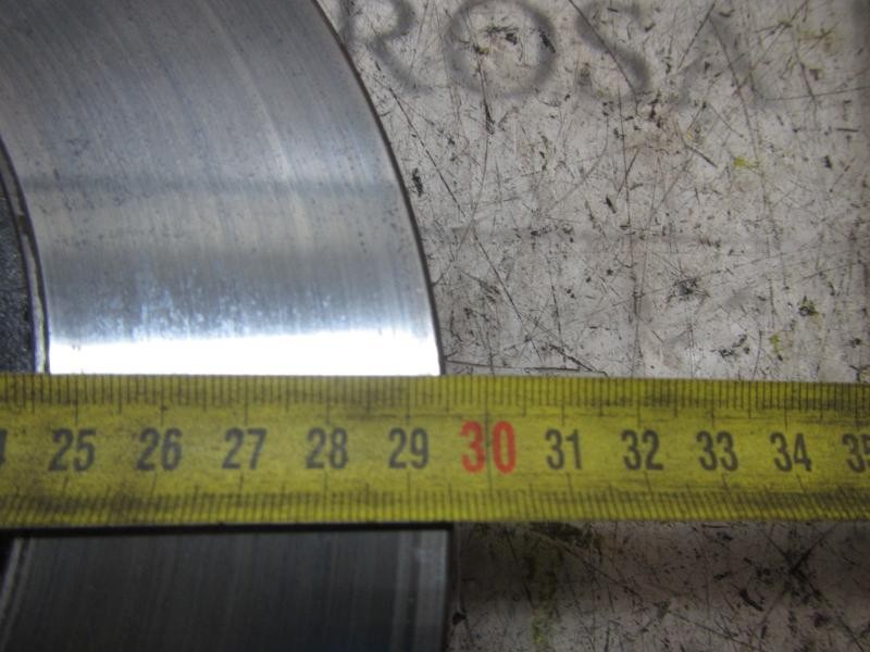 Recambio de disco freno delantero para mitsubishi asx (ga0w) motion 2wd referencia OEM IAM 4615A178  