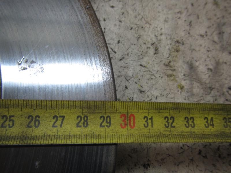 Recambio de disco freno delantero para mitsubishi asx (ga0w) motion 2wd referencia OEM IAM 4615A178  