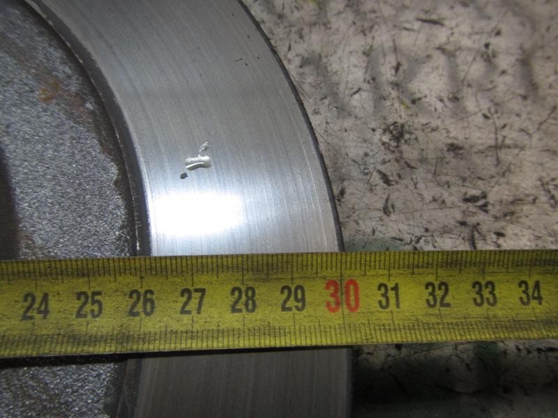 Recambio de disco freno trasero para mitsubishi asx (ga0w) motion 2wd referencia OEM IAM 4615A125  