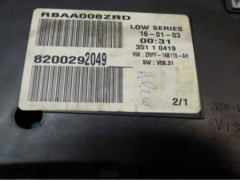 Recambio de cuadro instrumentos para renault megane ii berlina 5p 1.9 dci diesel referencia OEM IAM   