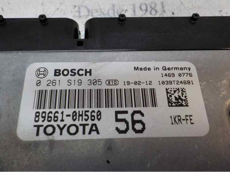 Recambio de centralita motor uce para toyota aygo 1.0 vvti referencia OEM IAM 896610H560 896610H560 0261S19305