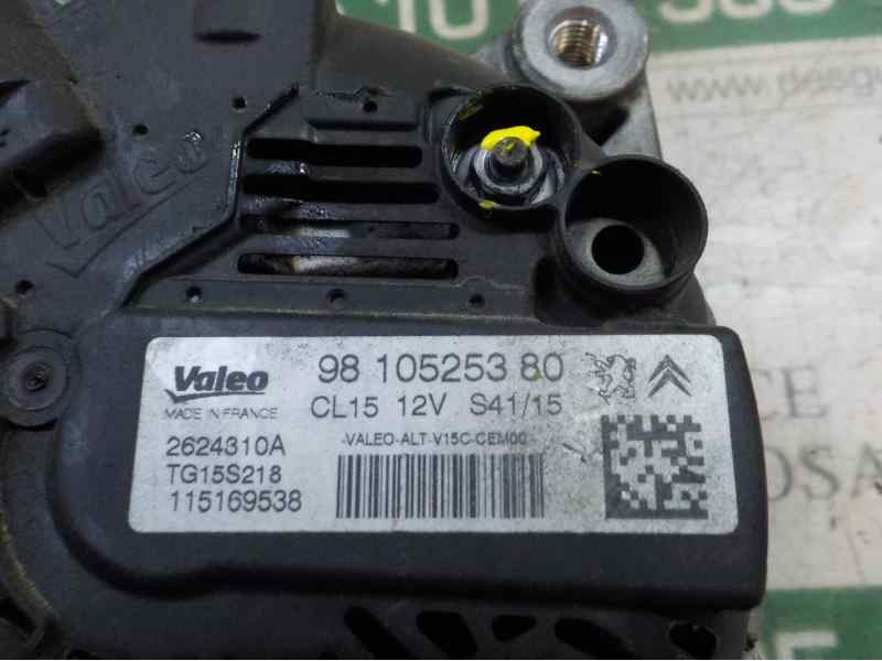 Recambio de alternador para peugeot 308 sw 1.6 blue-hdi fap referencia OEM IAM 9810525380  
