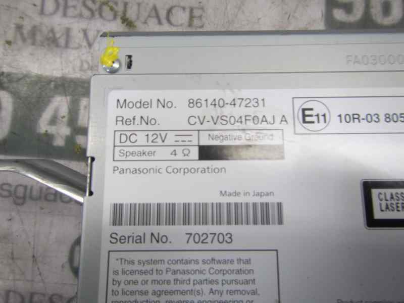 Recambio de sistema navegacion gps para toyota prius+ 1.8 16v (híbrido) referencia OEM IAM 8614047231 8614047231 