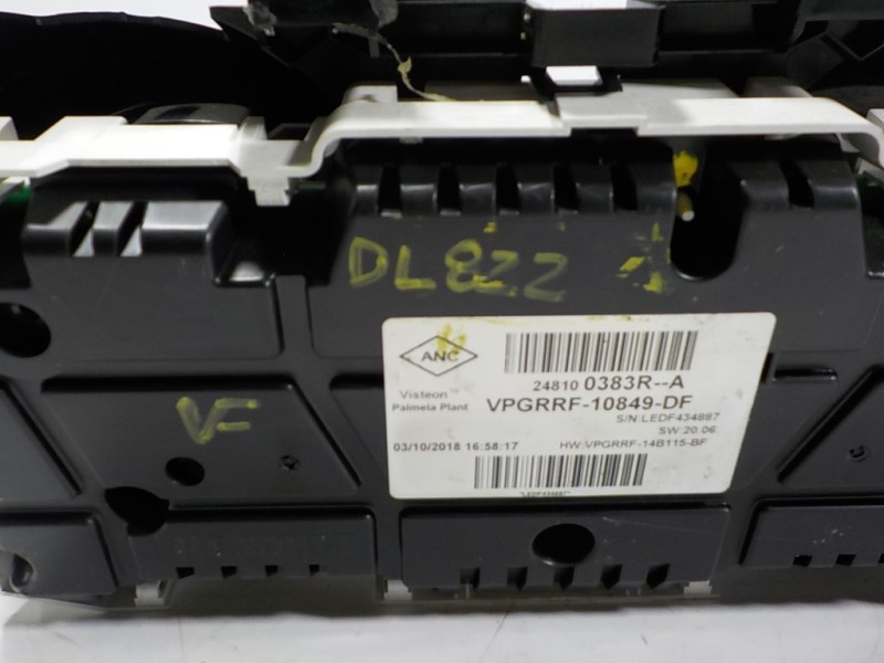 Recambio de cuadro instrumentos para renault clio iv 1.5 dci diesel fap energy referencia OEM IAM 248106971R 248100383R 