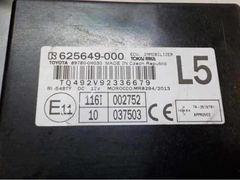 Recambio de modulo electronico para toyota aygo 1.0 vvti referencia OEM IAM 897800H030 897800H030 625649000