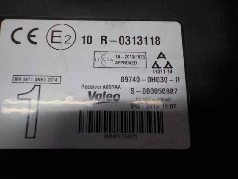 Recambio de modulo encendido para toyota aygo 1.0 vvti referencia OEM IAM 897400H030 897400H030D 