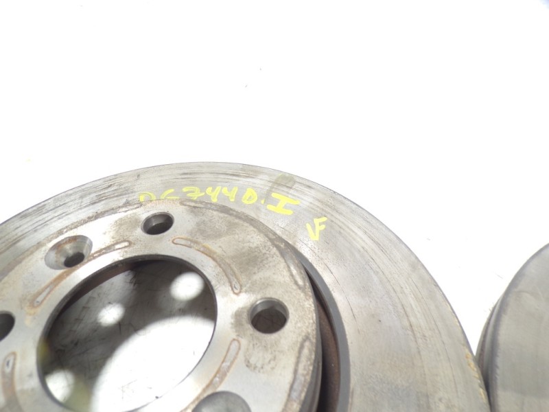 Recambio de disco freno delantero para renault kangoo 1.5 dci diesel referencia OEM IAM   