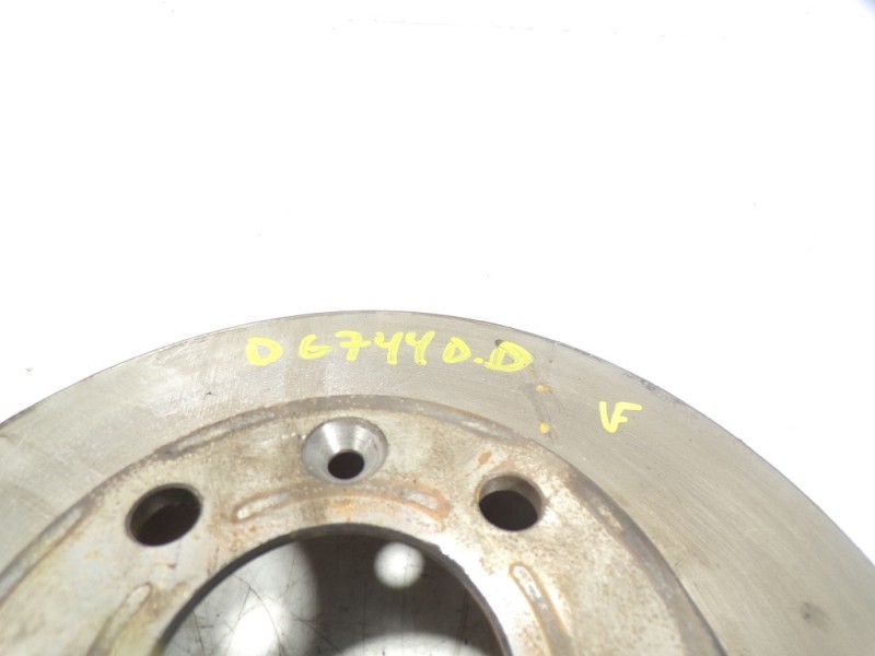 Recambio de disco freno delantero para renault kangoo 1.5 dci diesel referencia OEM IAM   