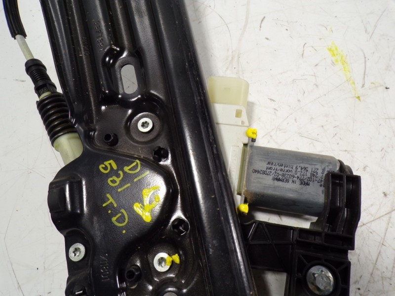 Recambio de elevalunas trasero derecho para bmw serie 5 lim. (f10) 2.0 turbodiesel referencia OEM IAM 51357182614 7248172 