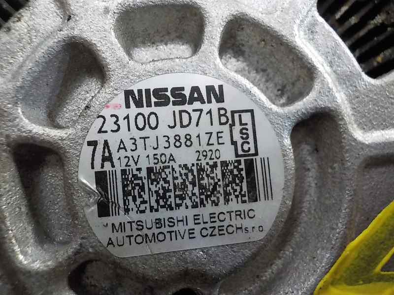 Recambio de alternador para nissan qashqai (j11) 1.6 cat referencia OEM IAM   