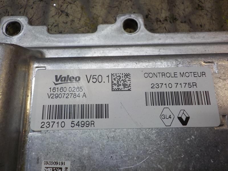 Recambio de centralita motor uce para renault clio iv 0.9 referencia OEM IAM 237107175R 237107175R 