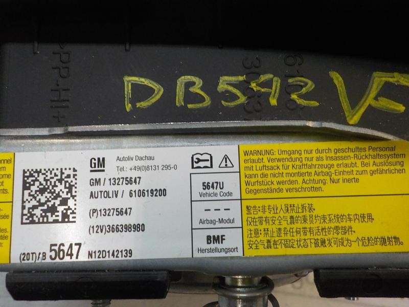 Recambio de airbag delantero izquierdo para opel insignia berlina selective referencia OEM IAM 13275647  
