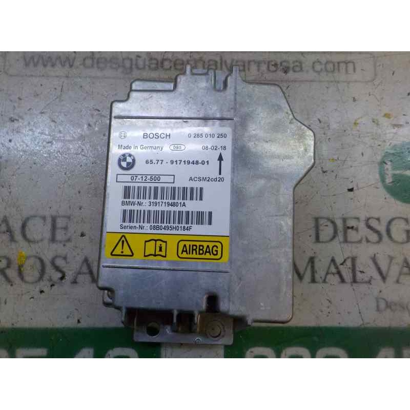 Recambio de centralita airbag para bmw x5 (e70) 3.0 turbodiesel cat referencia OEM IAM 65779240083 65779171948 0285010250