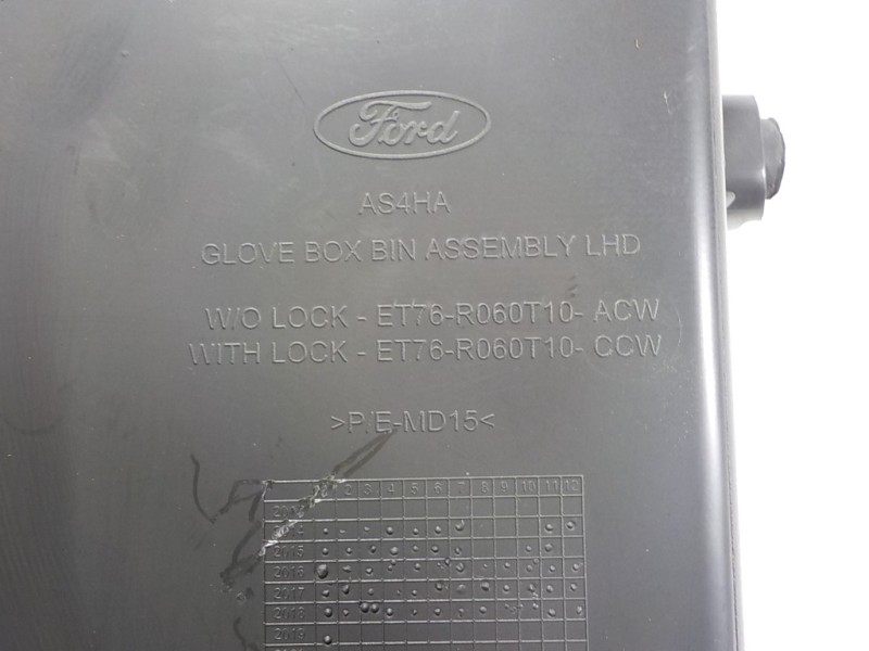 Recambio de guantera para ford transit courier 1.5 tdci cat referencia OEM IAM 1929295  