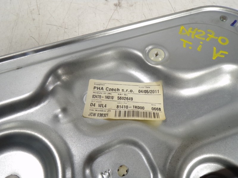 Recambio de elevalunas trasero izquierdo para hyundai ix20 1.4 crdi cat referencia OEM IAM 834711K010 834701K010 