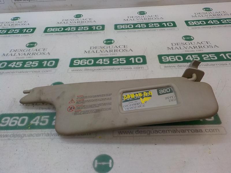 Recambio de parasol derecho para renault megane ii berlina 5p 1.9 dci diesel referencia OEM IAM   