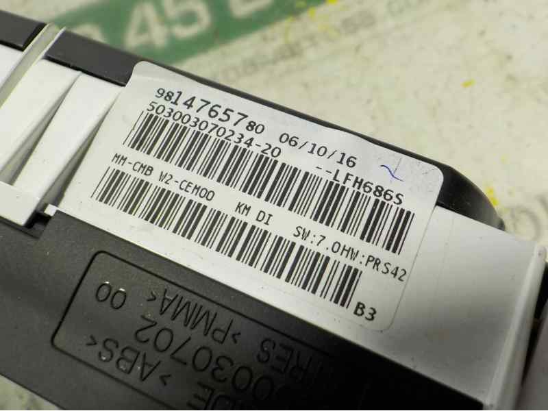 Recambio de cuadro instrumentos para peugeot 508 sw 2.0 blue-hdi fap referencia OEM IAM 9807158780 9814765780 