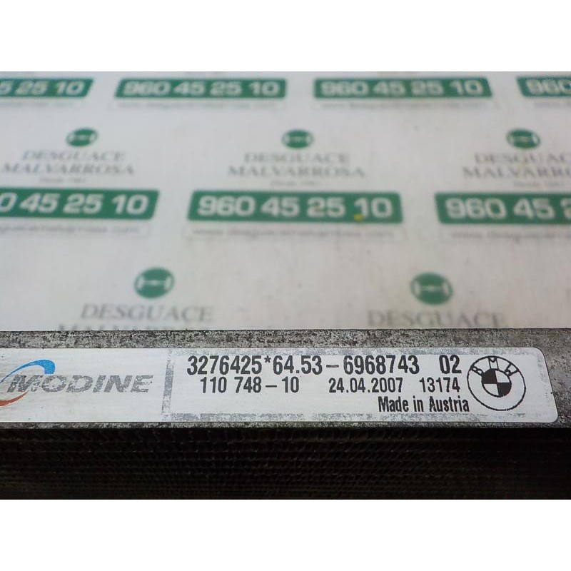 Recambio de condensador aire acondicionado para bmw serie 1 berlina (e81/e87) 116d referencia OEM IAM 64539229021 32764256453 