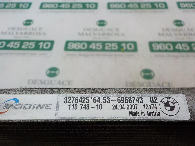 Recambio de condensador aire acondicionado para bmw serie 1 berlina (e81/e87) 116d referencia OEM IAM 64539229021 32764256453 