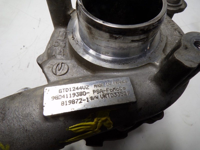 Recambio de turbocompresor para ford transit courier 1.5 tdci cat referencia OEM IAM 1870257 GTD1244VZ 