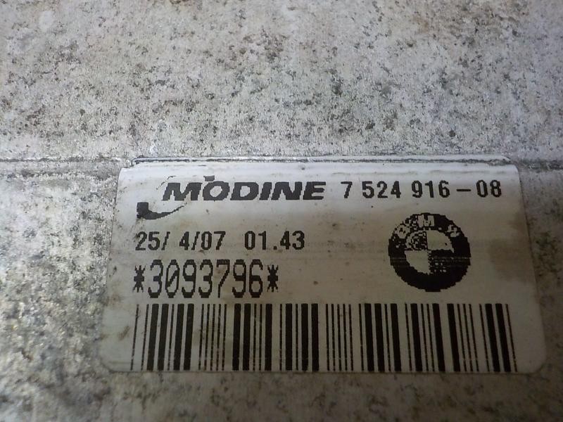 Recambio de intercooler para bmw serie 1 berlina (e81/e87) 116d referencia OEM IAM 17517524916 752491608 