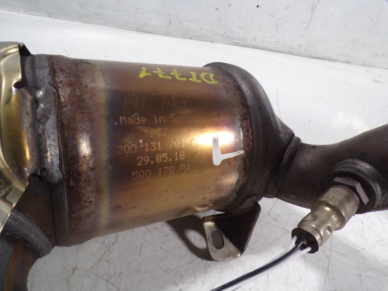 Recambio de catalizador para volkswagen polo 1.0 tsi referencia OEM IAM 2Q0254503AX 2Q0131701C 
