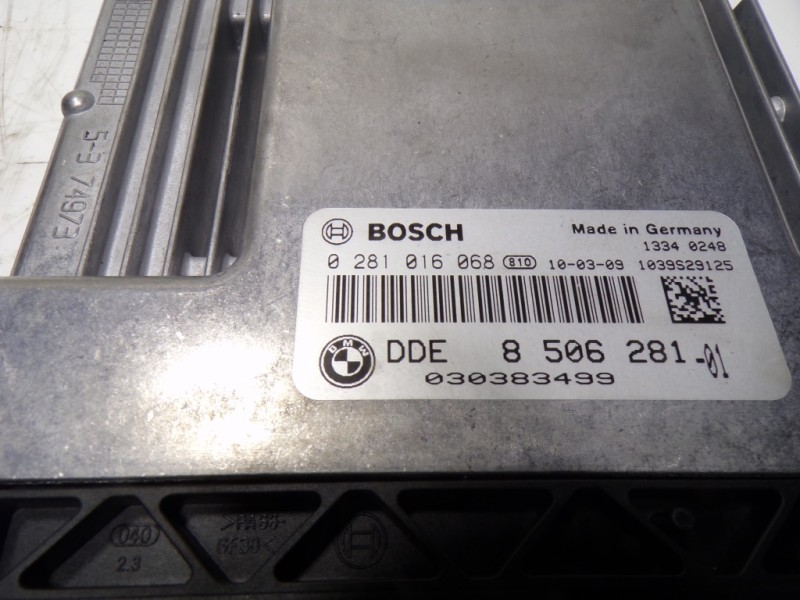 Recambio de centralita motor uce para bmw serie 1 berlina (e81/e87) 116d referencia OEM IAM 13618512588 0281016068 