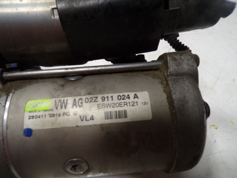 Recambio de motor arranque para volkswagen golf vi (5k1) 1.6 tdi dpf referencia OEM IAM 02Z911024A 02Z911024A 