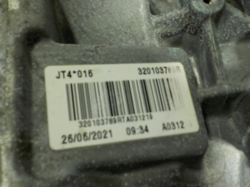 Recambio de caja cambios para dacia sandero 0.9 tce referencia OEM IAM  JT4016 