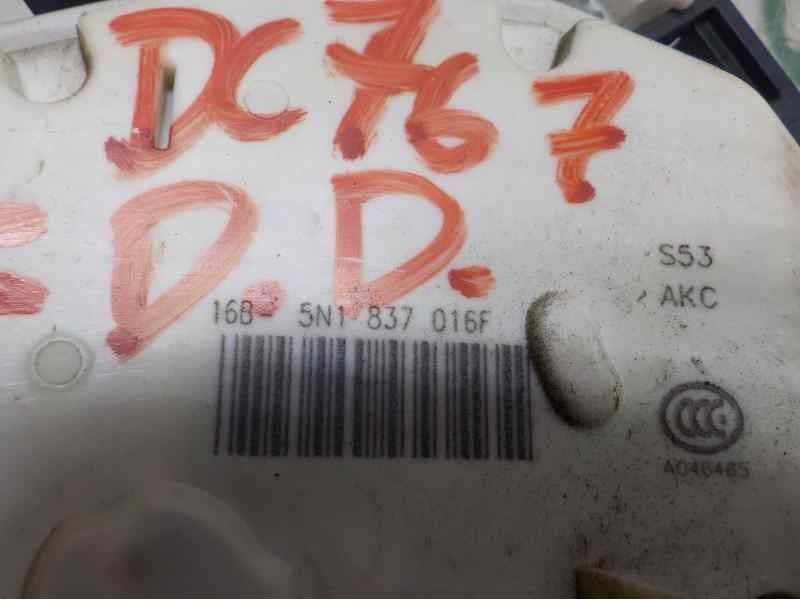 Recambio de cerradura puerta delantera derecha para seat ibiza sc (6j1) 1.2 tdi referencia OEM IAM 5N1837016F 5N1837016E 